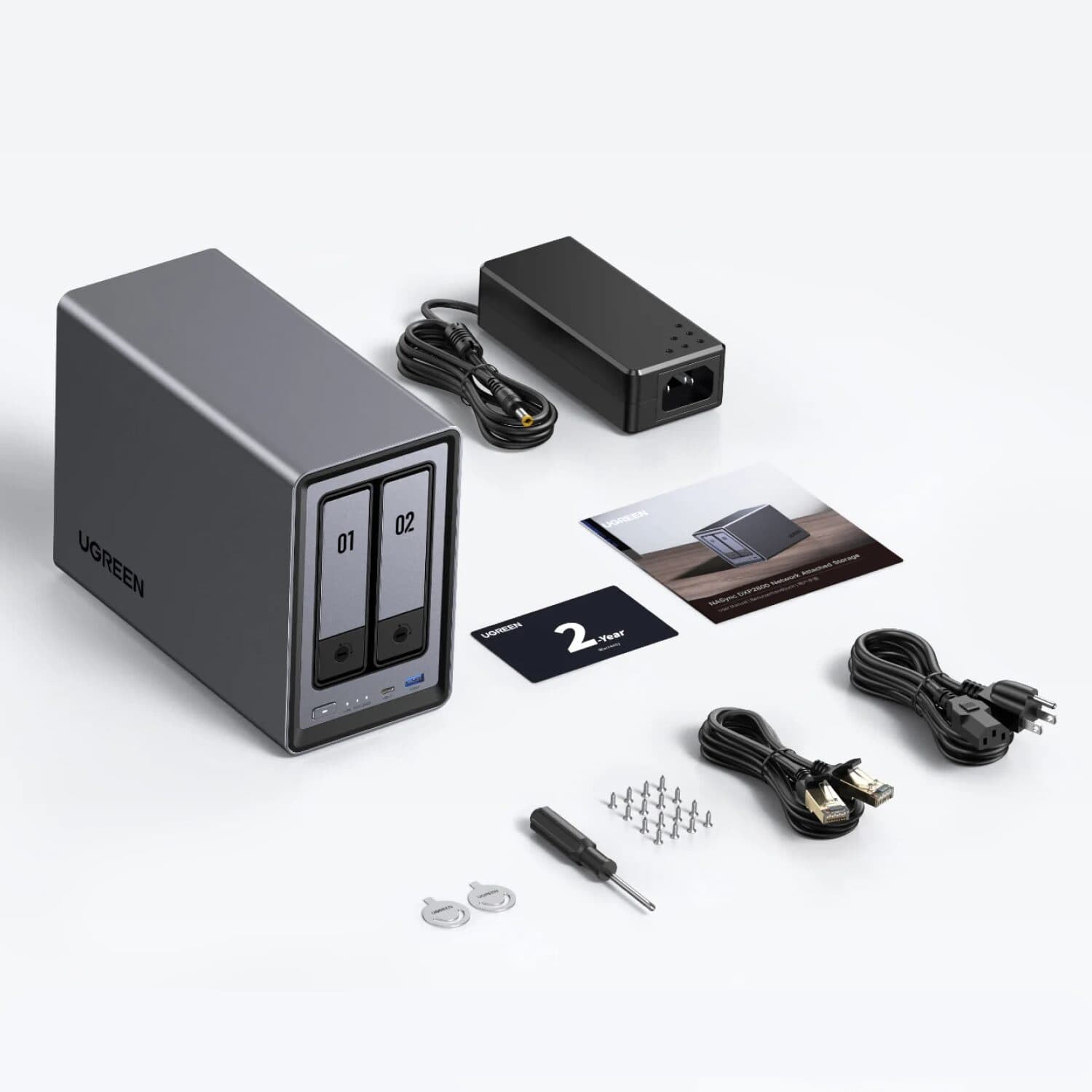 UGREEN NASync DXP2800 2 Bay NAS - view 4