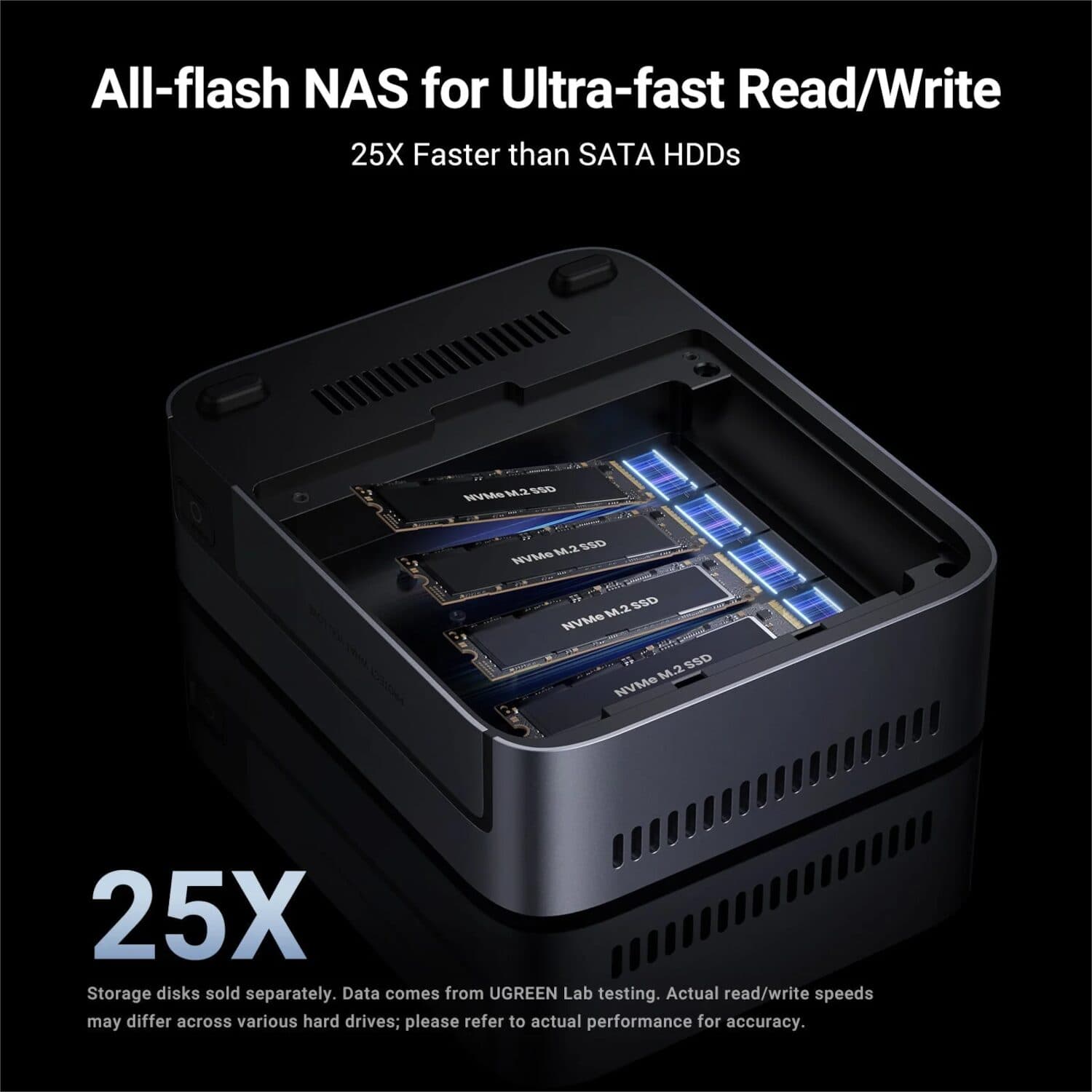 UGREEN NASync DXP480T Plus 4-Bay NAS - view 5