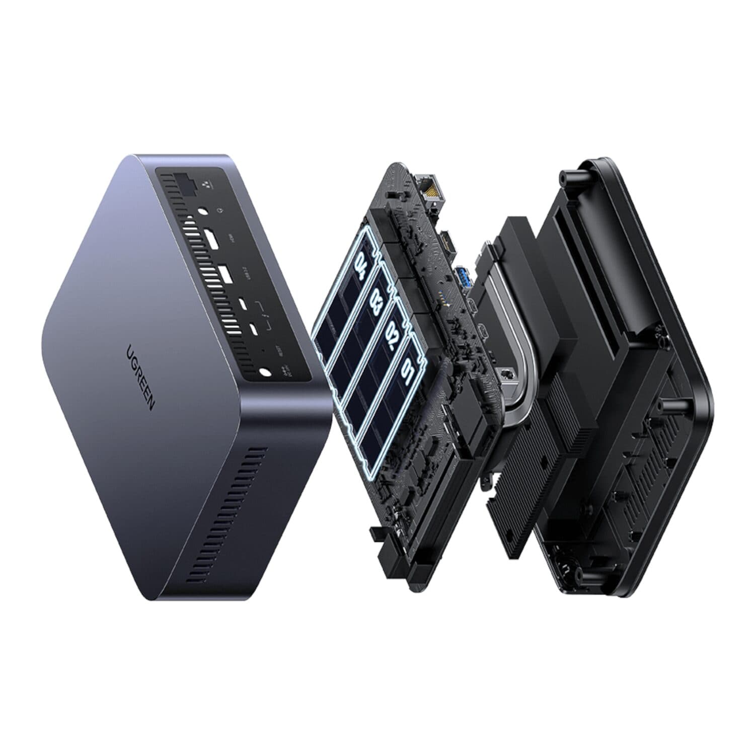 UGREEN NASync DXP480T Plus 4-Bay NAS - view 2