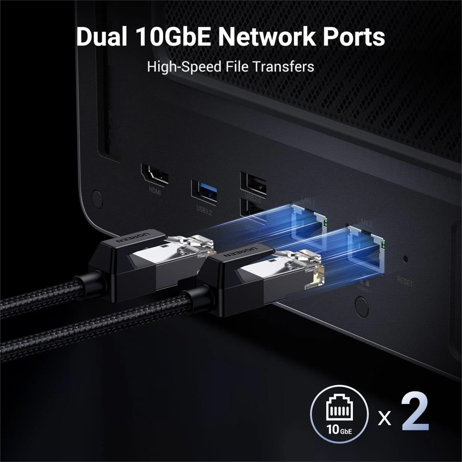 UGREEN NASync DXP8800 Plus 8-Bay NAS - view 4
