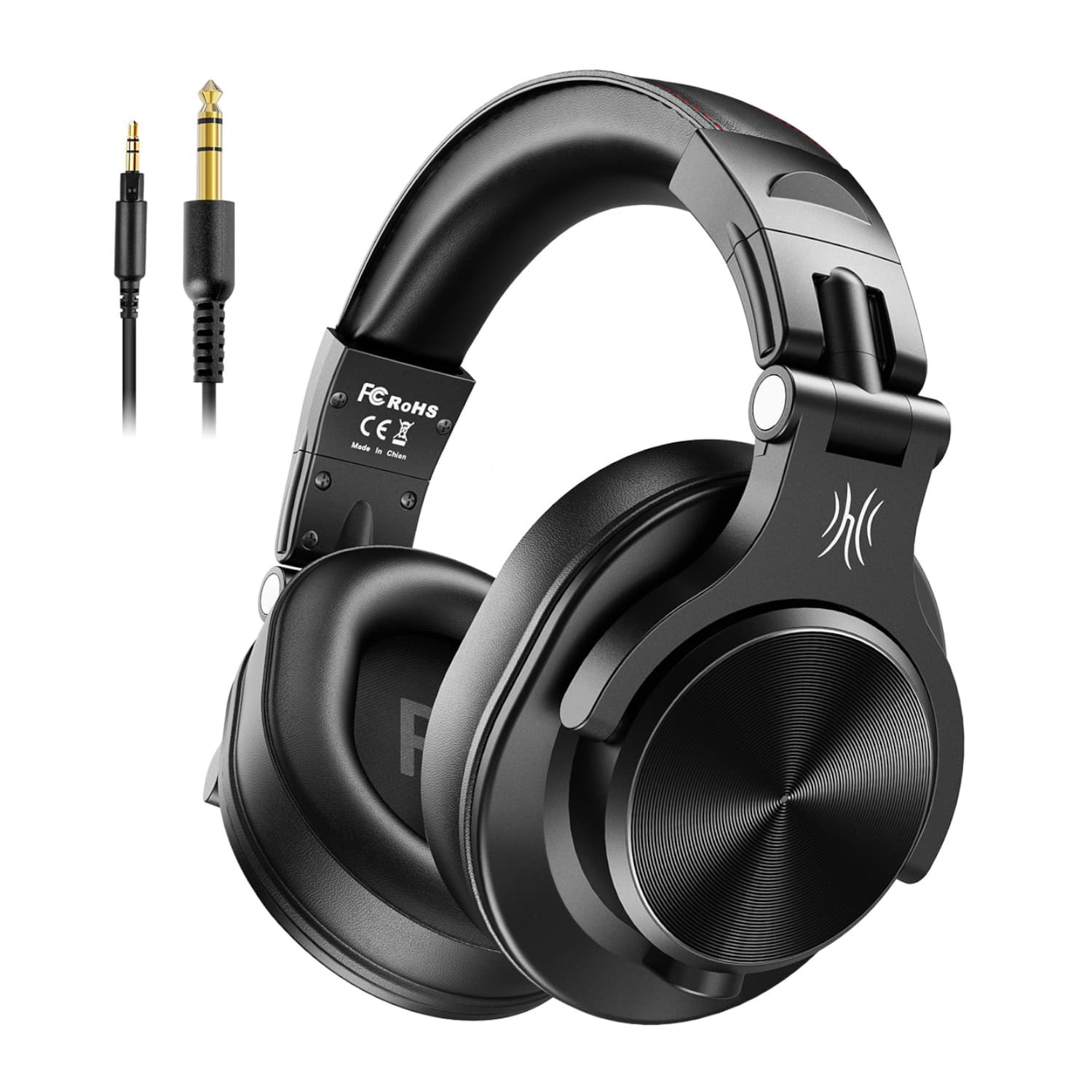 Oneodio Pro A71 Wired Headphones - Black - view 4