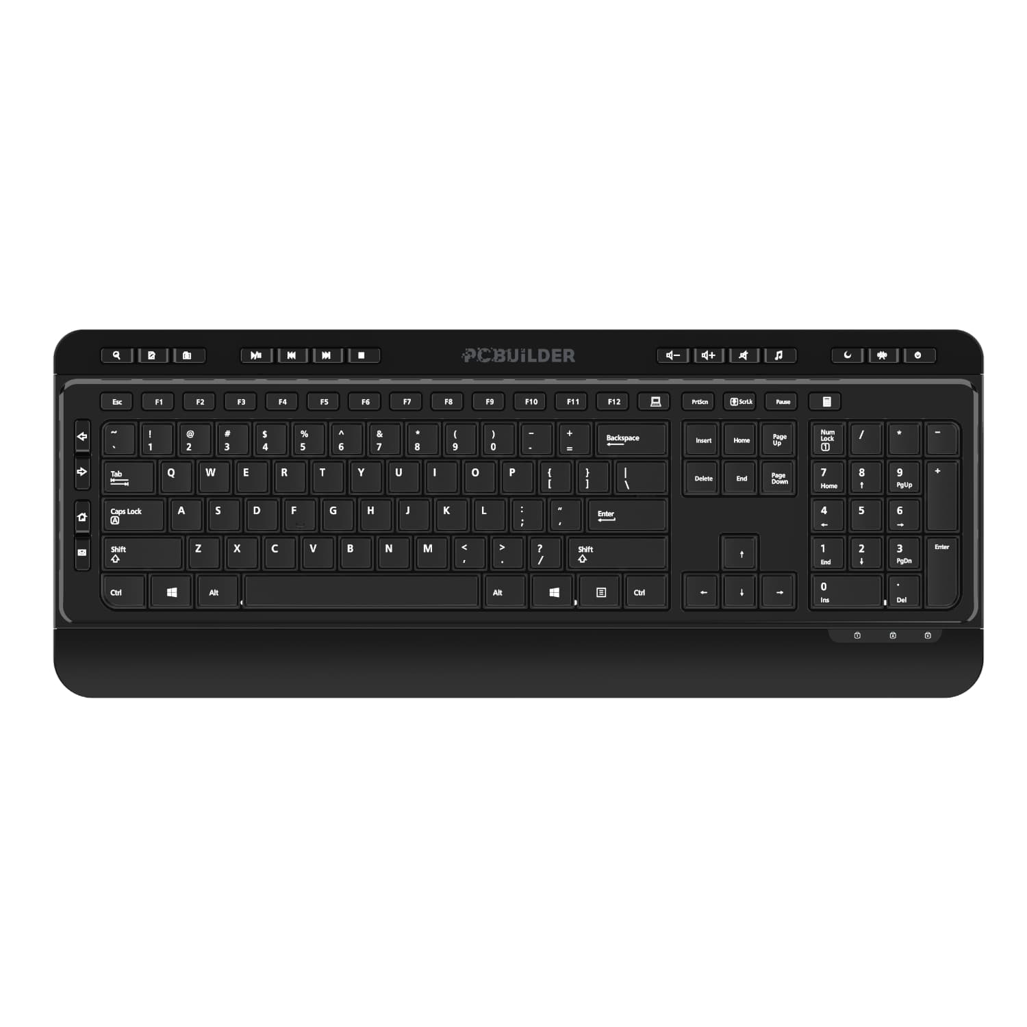 PCBuilder ALPHA Silent Wireless Keyboard and Mouse Combo - view 3