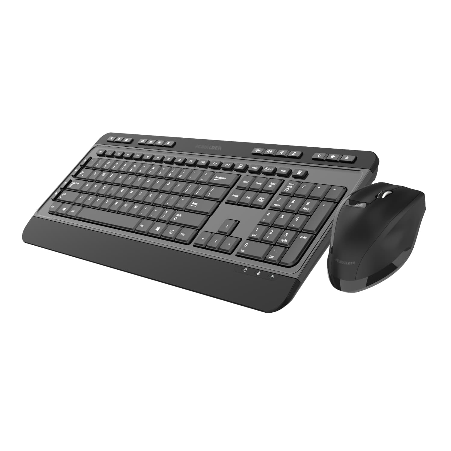 PCBuilder ALPHA Silent Wireless Keyboard and Mouse Combo - view 5