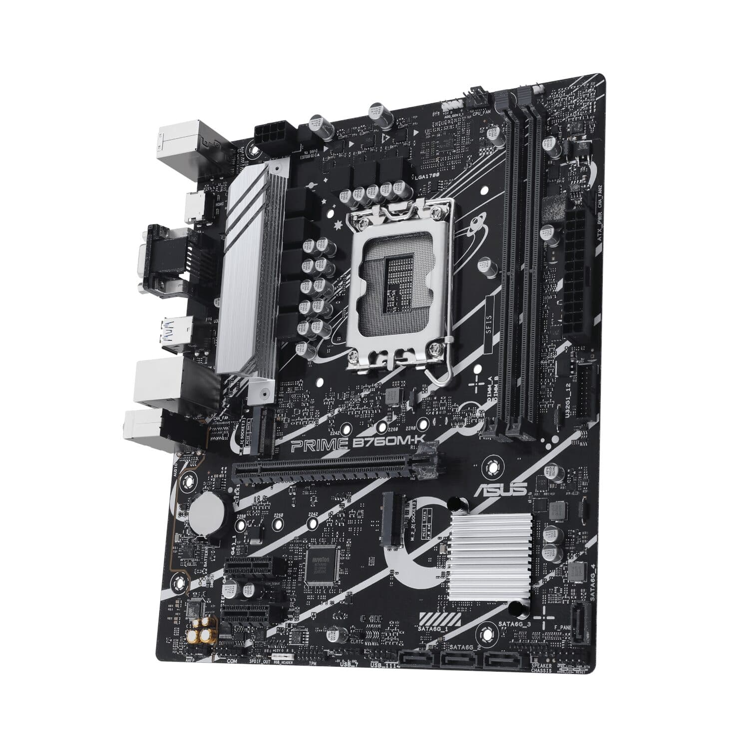 Asus PRIME B760M-K LGA1700 mATX Motherboard - view 3