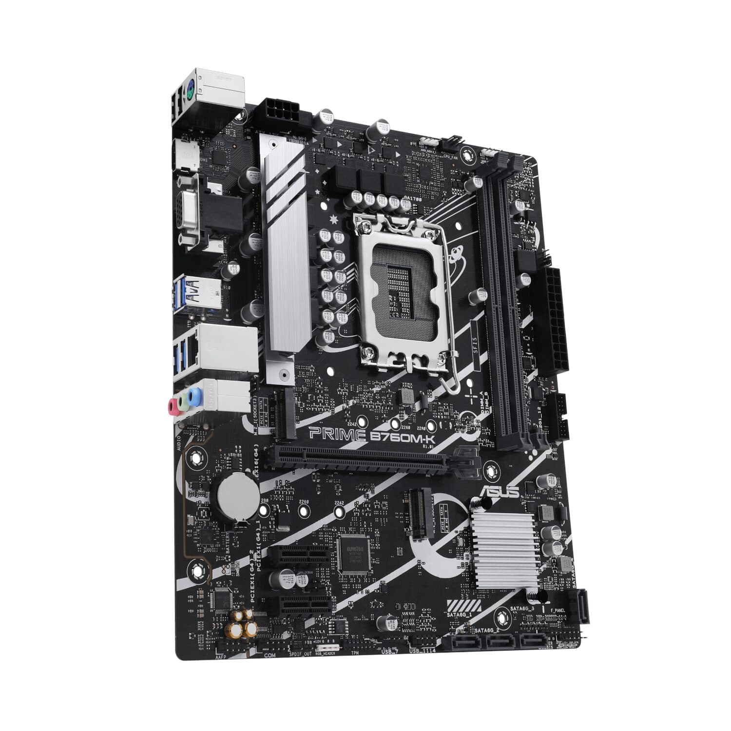 Asus PRIME B760M-K LGA1700 mATX Motherboard - view 4