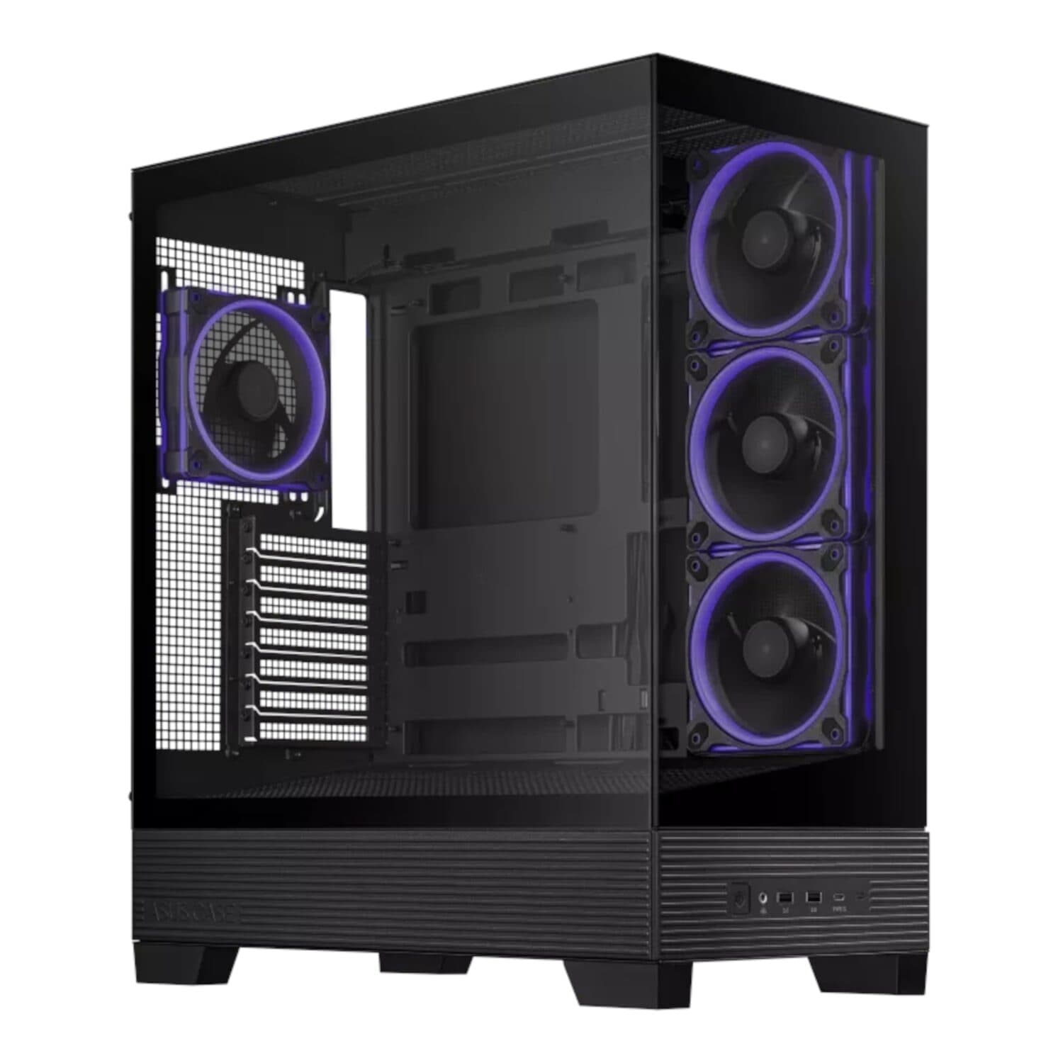 Asus A31 PLUS Mid Tower ATX Chassis - Black - view 2