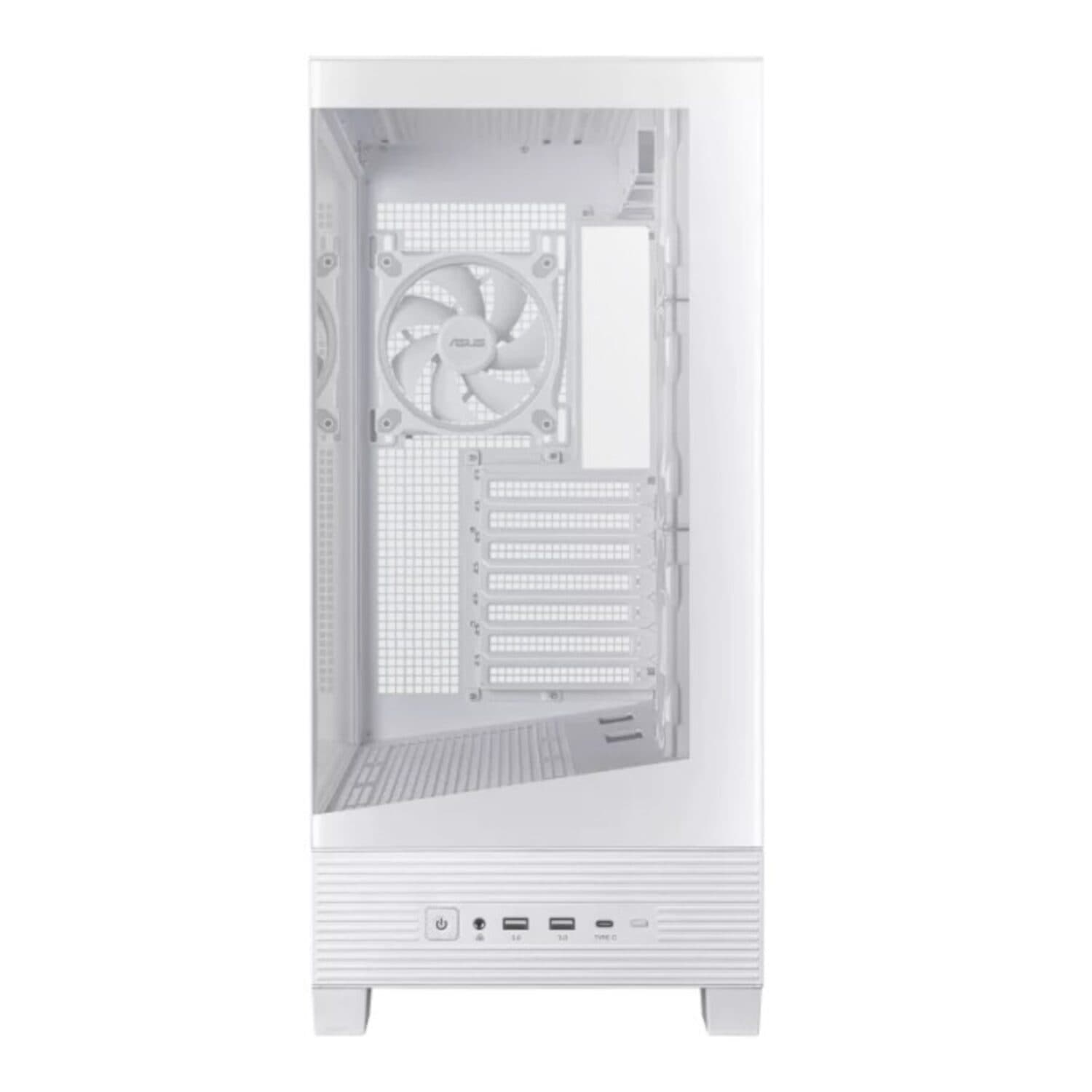 Asus A31 PLUS Mid Tower ATX Chassis - White - view 3