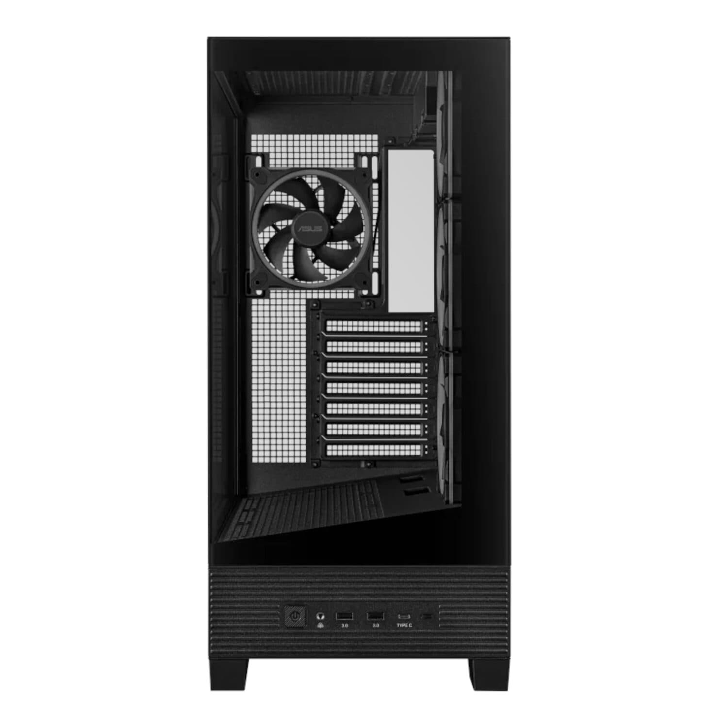 Asus A31 PLUS Mid Tower ATX Chassis - Black - view 3