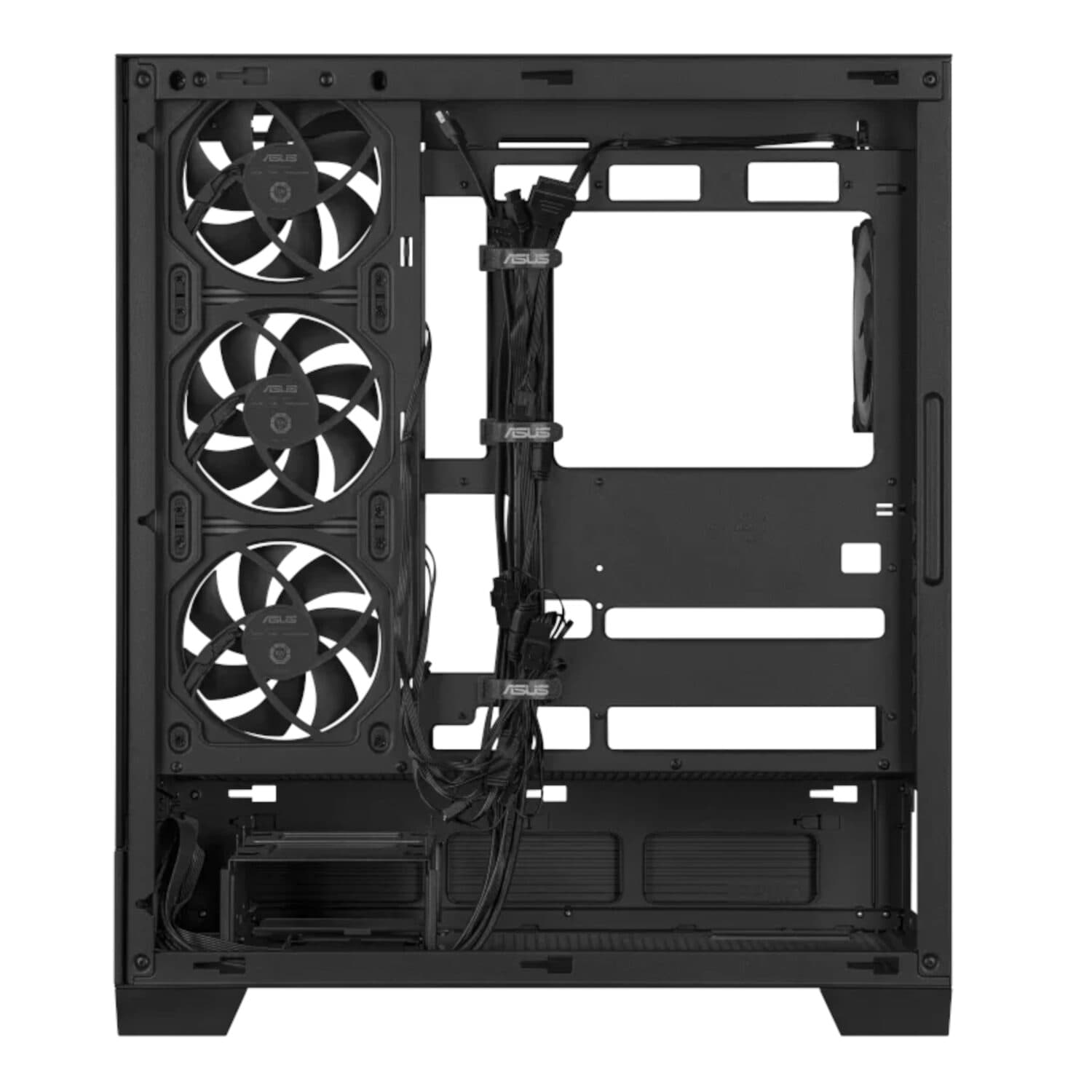Asus A31 PLUS Mid Tower ATX Chassis - Black - view 6