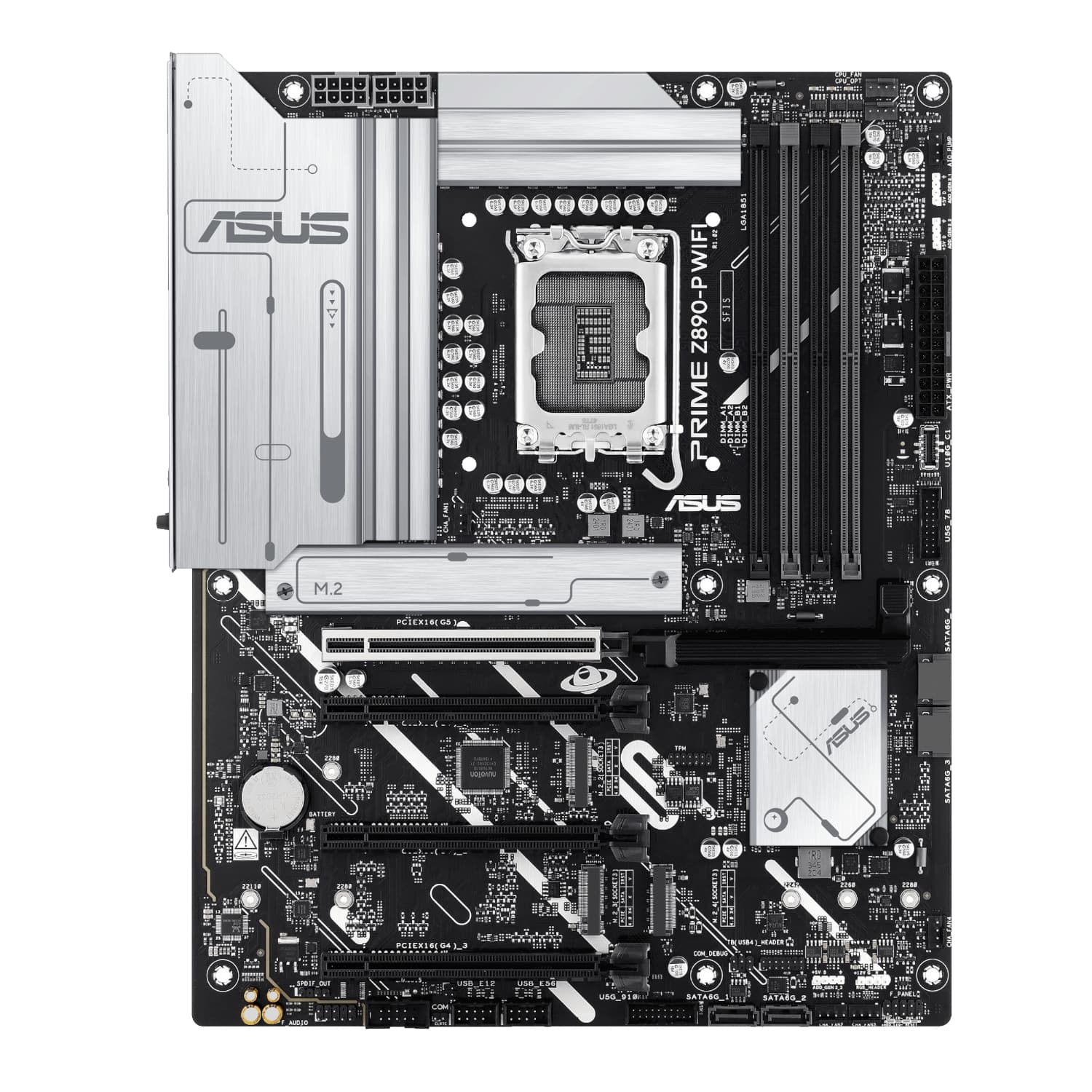 Asus PRIME Z890-P WIFI ATX Gaming Motherboard - view 2