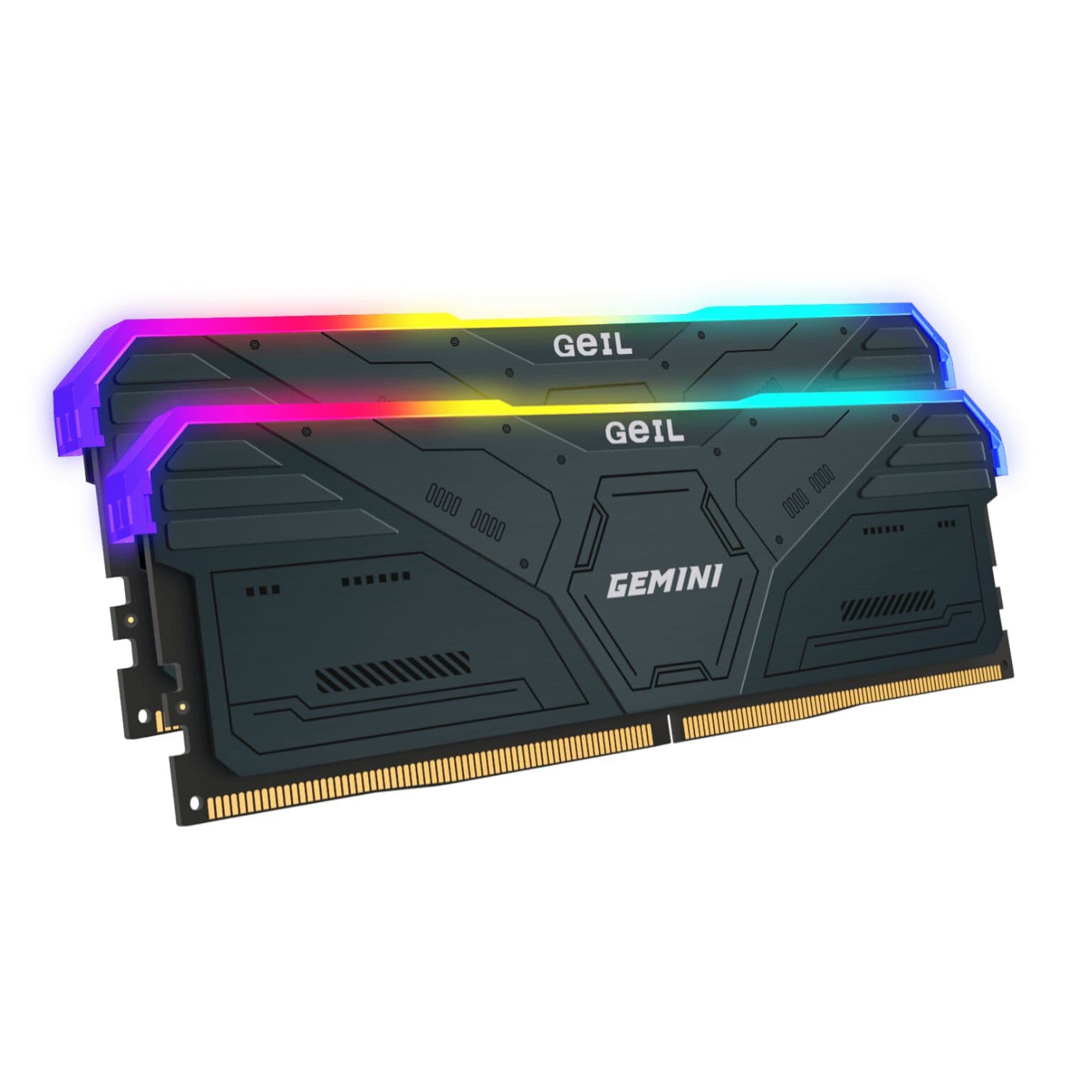 Geil Gemini RGB 64GB KIT(2X32GB) 6000MHz DDR5 Desktop Gaming Memory - Grey - view 2