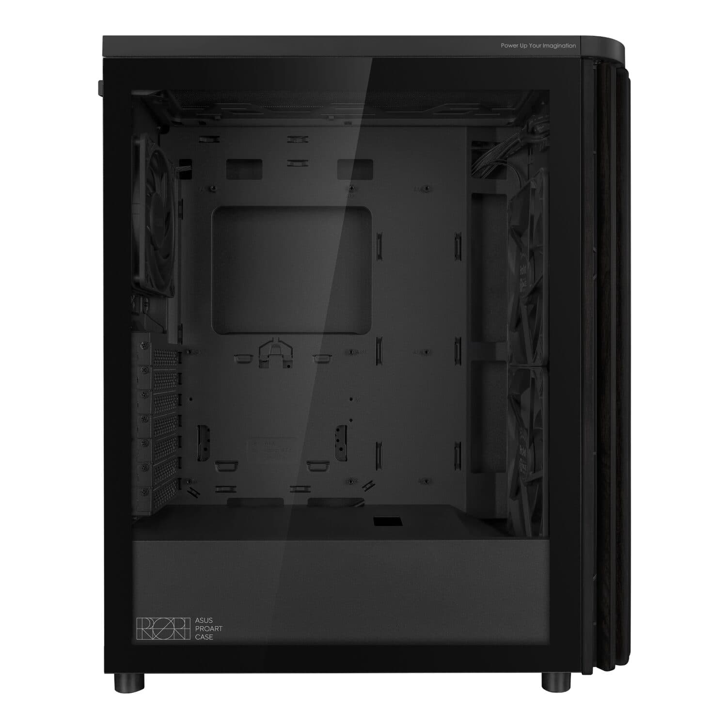 ASUS ProArt PA401 Wood Edition ATX Chassis - Black - view 7