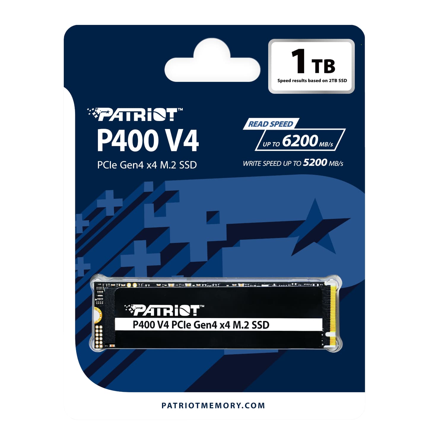 Patriot P400 V4 PCIe Gen4 x4 1TB M.2 2280 NVMe SSD - view 4