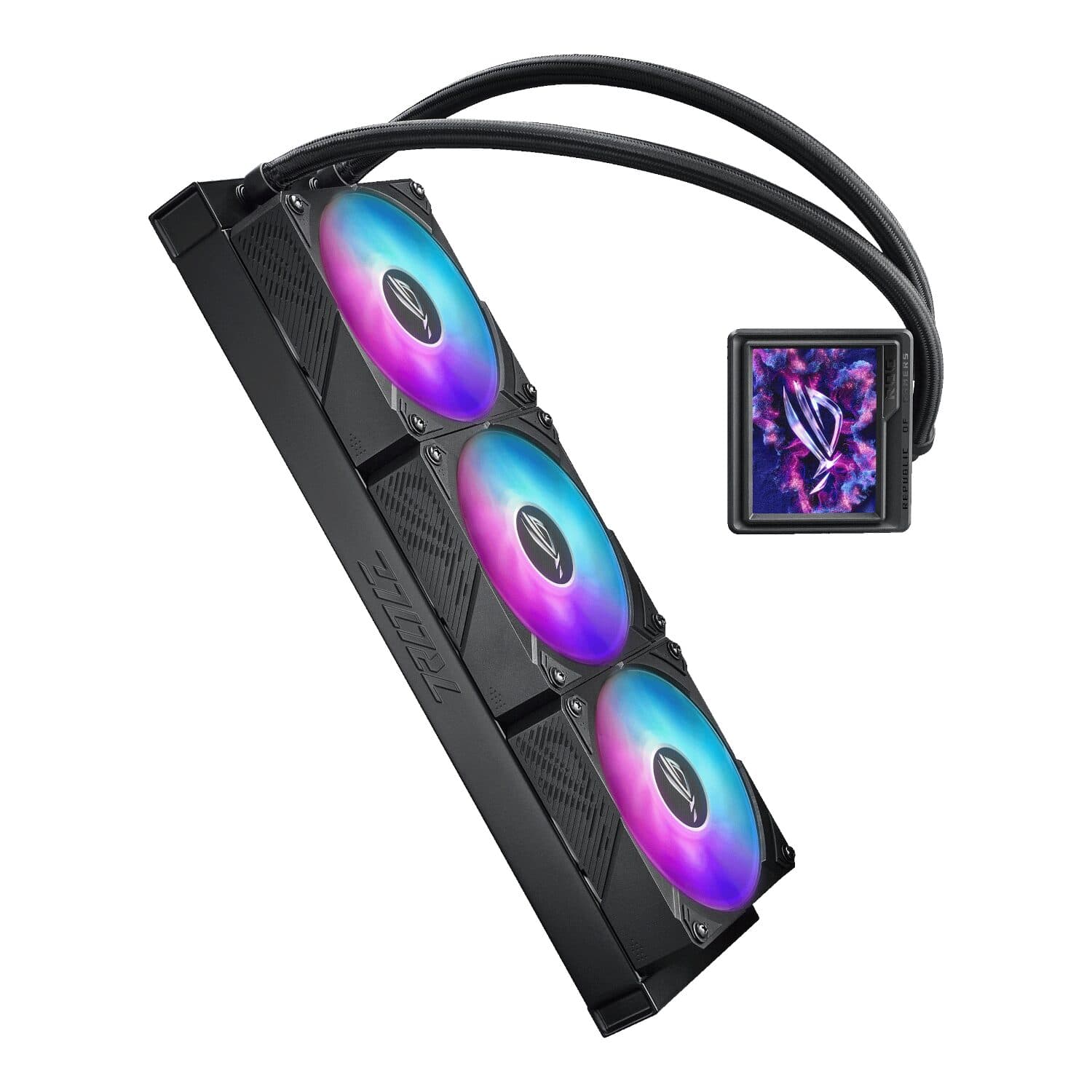 Asus ROG Ryujin III ARGB AIO Liquid Cooler - 3.5" LCD Display - view 2