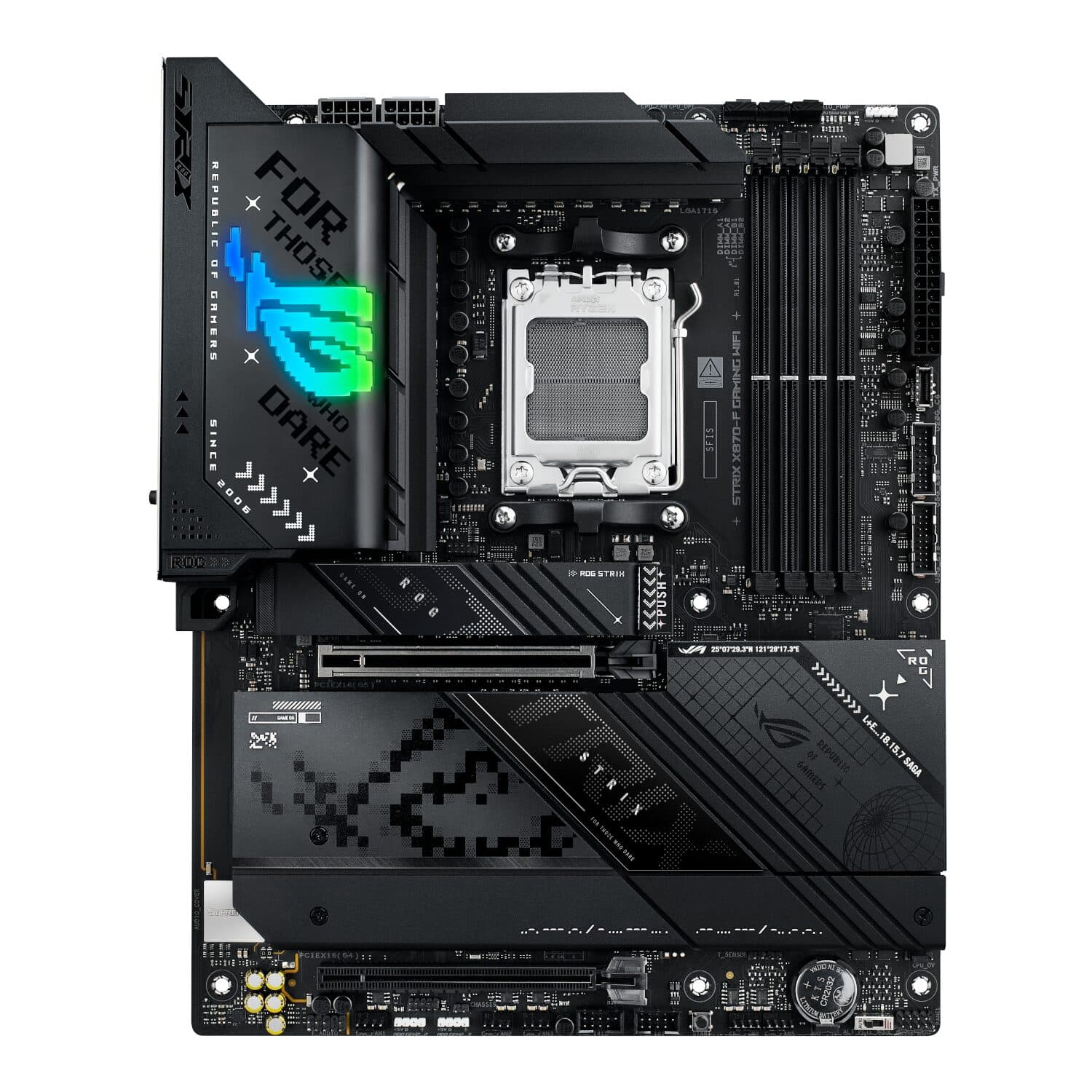 Asus ROG Strix X870-F Gaming WiFi Motherboard - ATX AMD AM5 - view 2