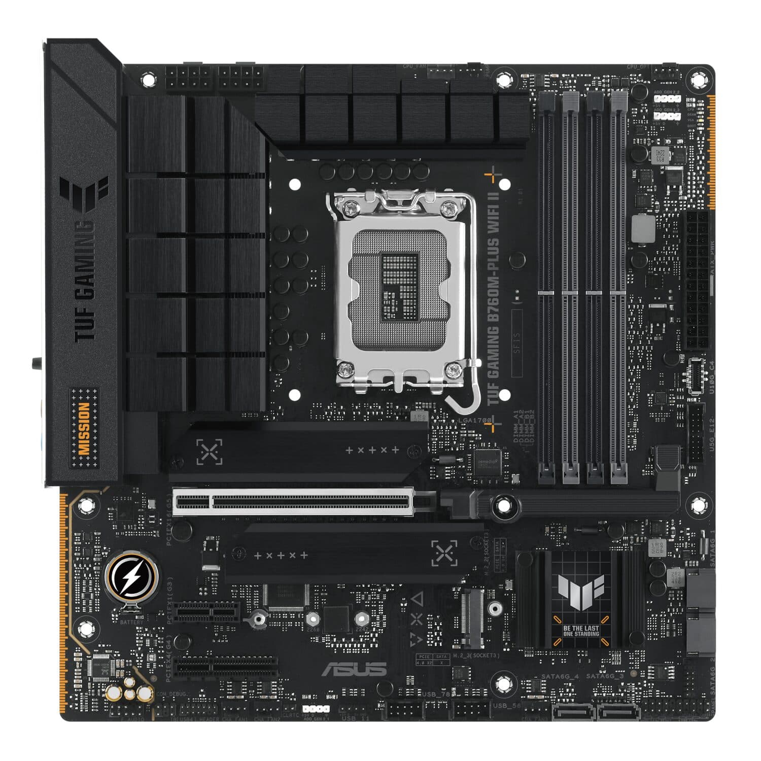 Asus TUF Gaming B760M-PLUS WIFI II - mATX Motherboard - view 2