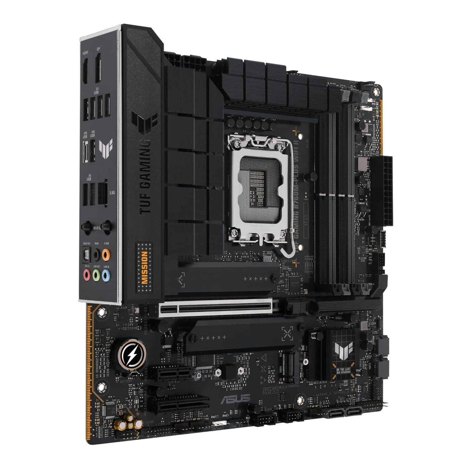 Asus TUF Gaming B760M-PLUS WIFI II - mATX Motherboard - view 3