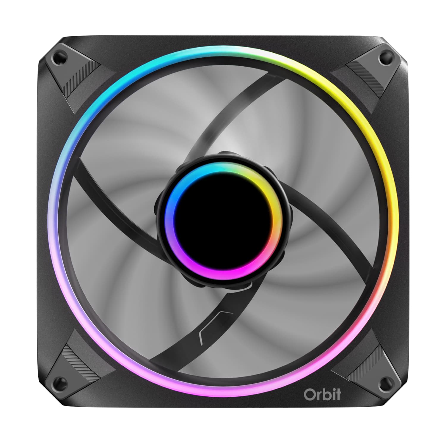 Antec ORBIT PWM 120mm ARGB Fan 3 Pack - Black - view 2