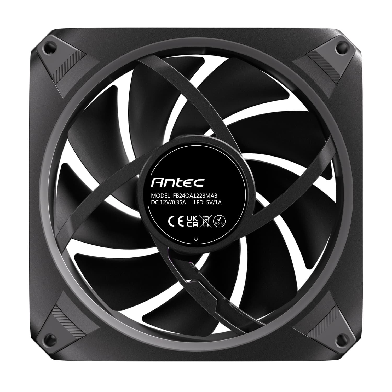 Antec ORBIT PWM 120mm ARGB Fan 3 Pack - Black - view 4
