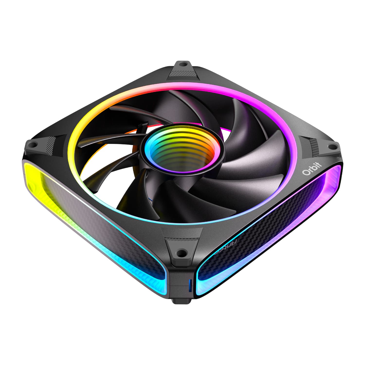 Antec ORBIT PWM 120mm ARGB Fan 3 Pack - Black - view 5