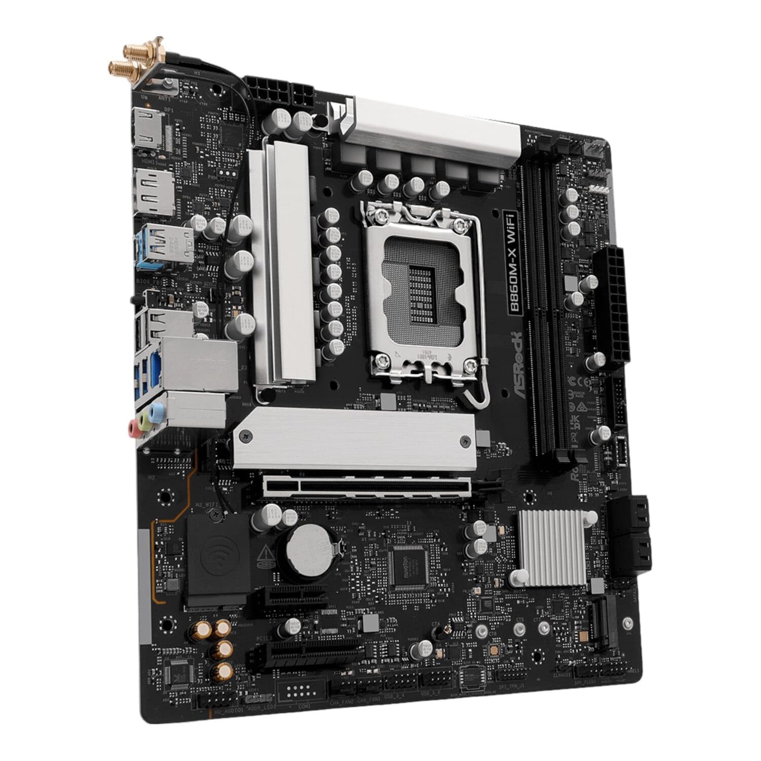 ASRock B860M-X Micro ATX DDR5 Motherboard (PCIe 5 and Wi-Fi 6E) - view 4