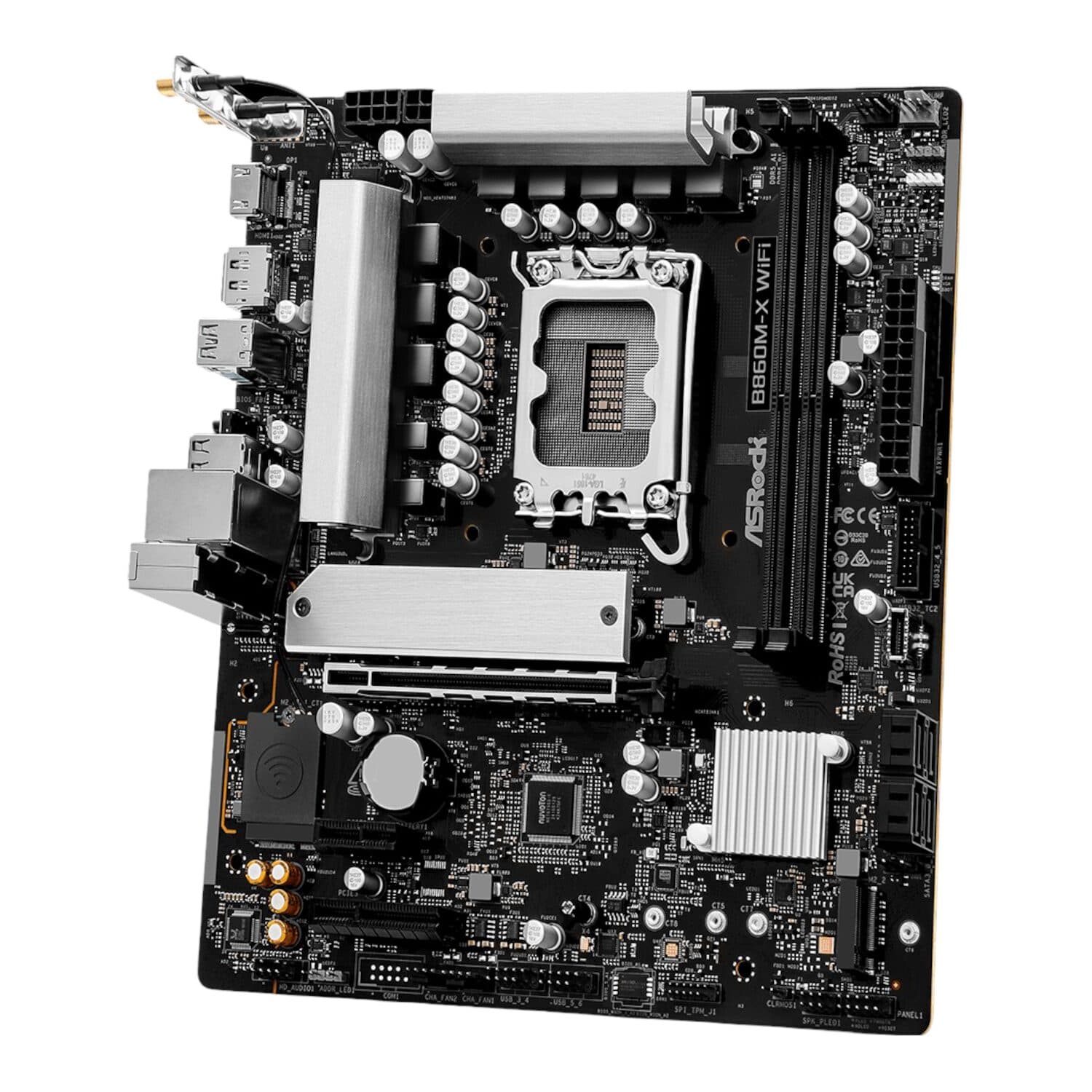 ASRock B860M-X Micro ATX DDR5 Motherboard (PCIe 5 and Wi-Fi 6E) - view 5