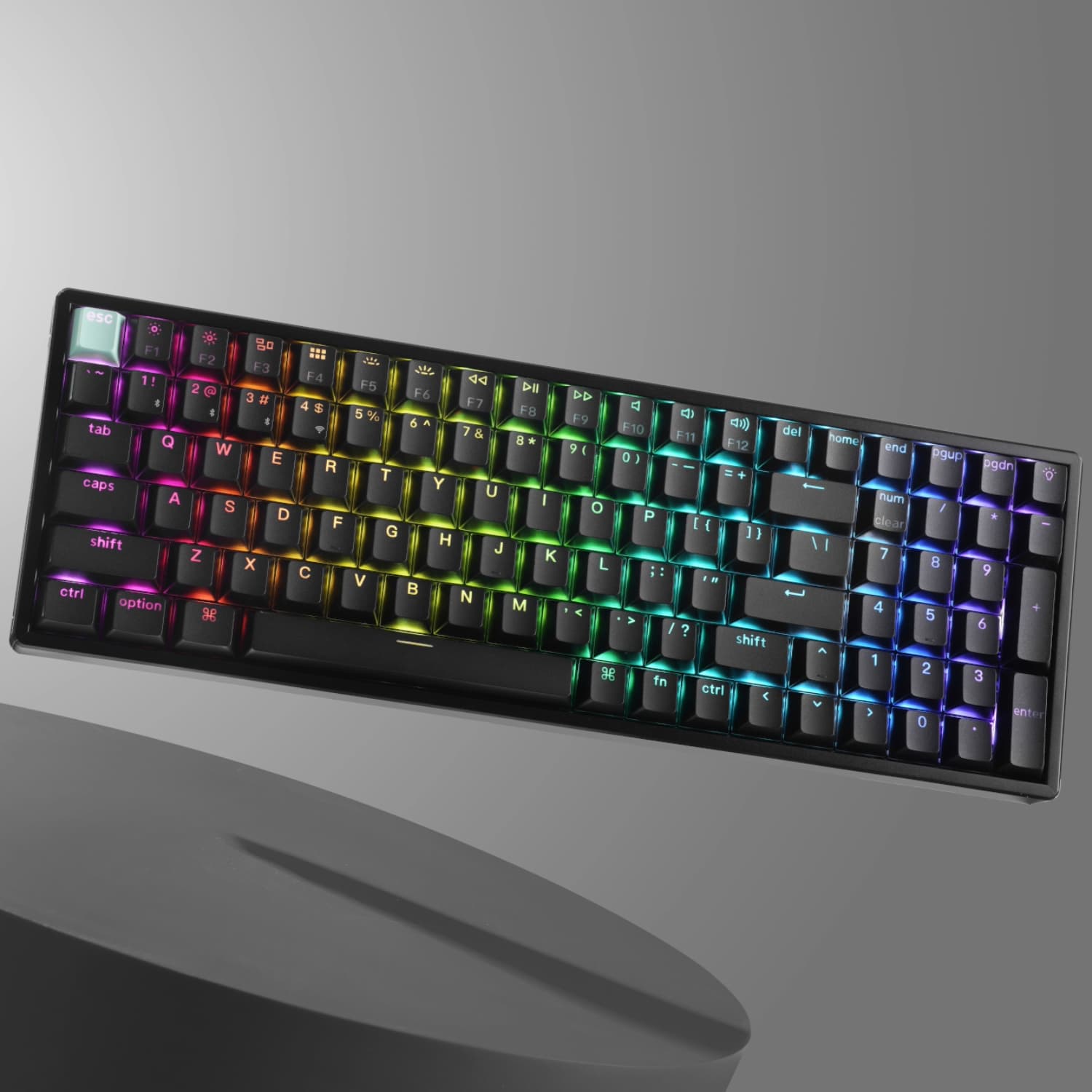 Keychron K4 HE 96% Magnetic Switch Hot-Swap RGB Wireless Keyboard – Black - view 9