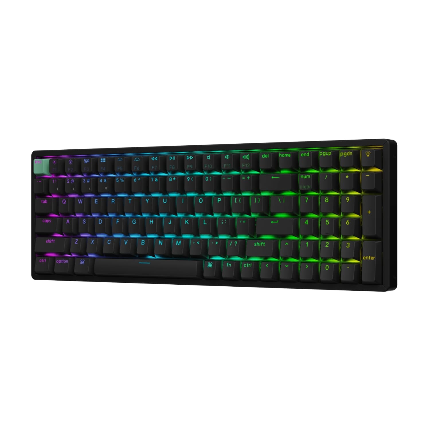 Keychron K4 HE 96% Magnetic Switch Hot-Swap RGB Wireless Keyboard – Black - view 2