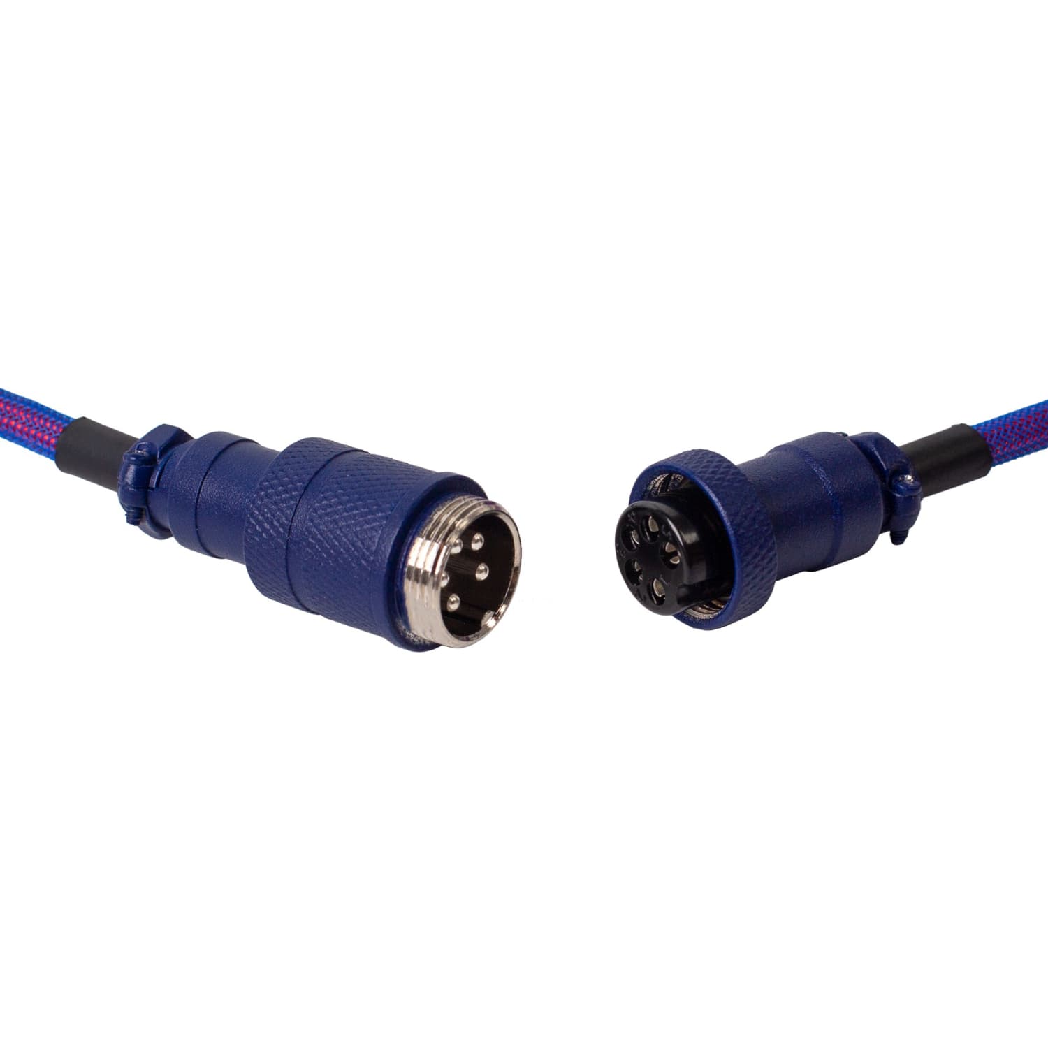 Keychron Premium Coiled Aviator USB Cable | Type-C + USB-A Adapter | Detachable Aviator Connector | 108 cm - view 3