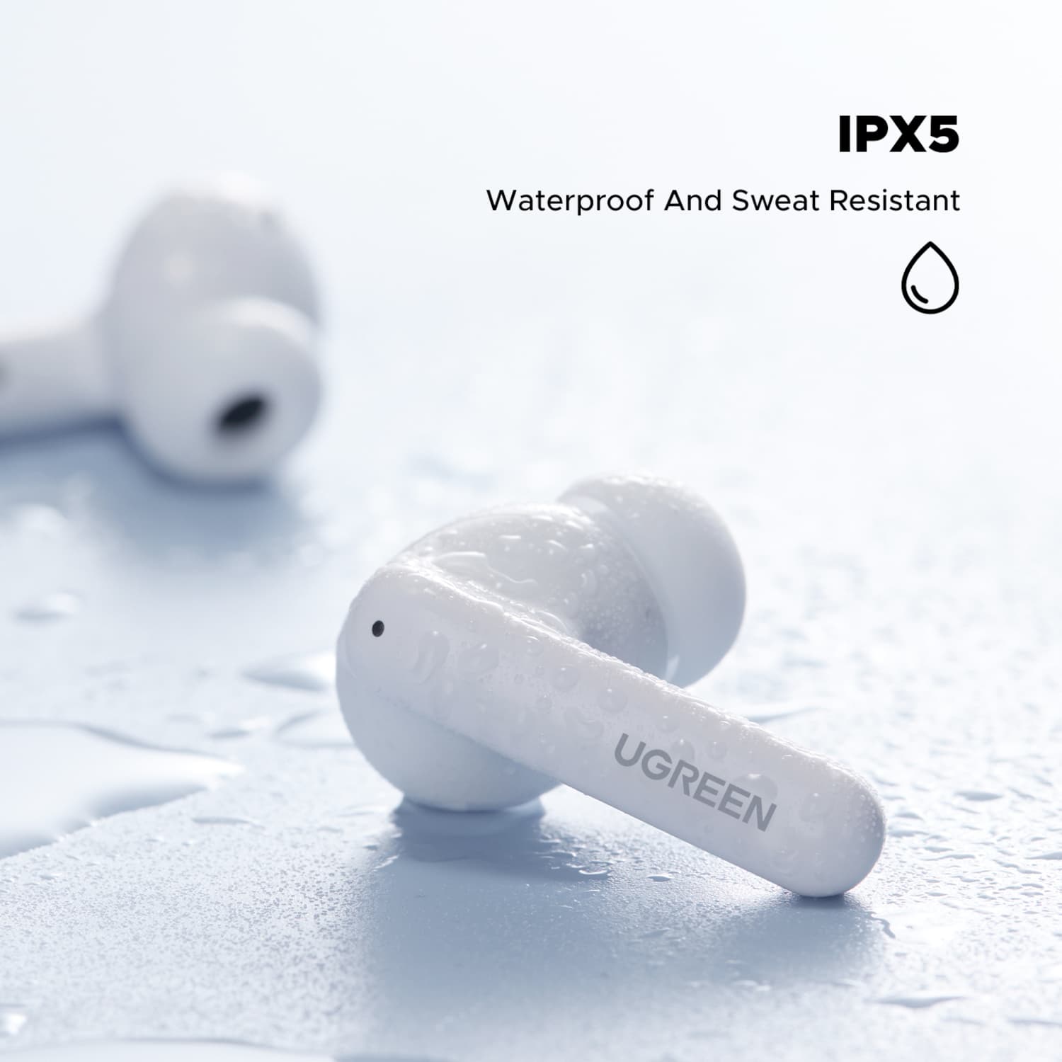 UGREEN EchoBuds Magic Wireless (In-Ear Earphones)–White - view 4