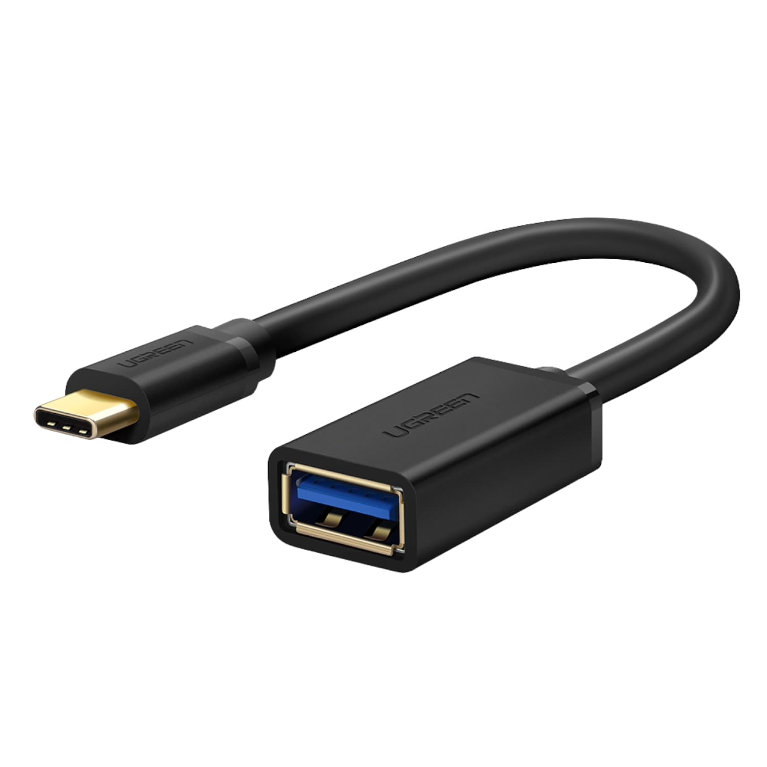 UGREEN Type-C to USB-A Adapter (Male to Female, 15cm)– Black - view 2