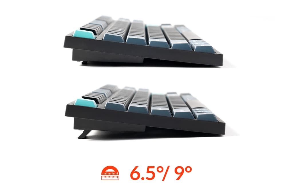 Keychron B33 80% TKL Wireless Keyboard and Mouse Combo – Black/Green - view 7