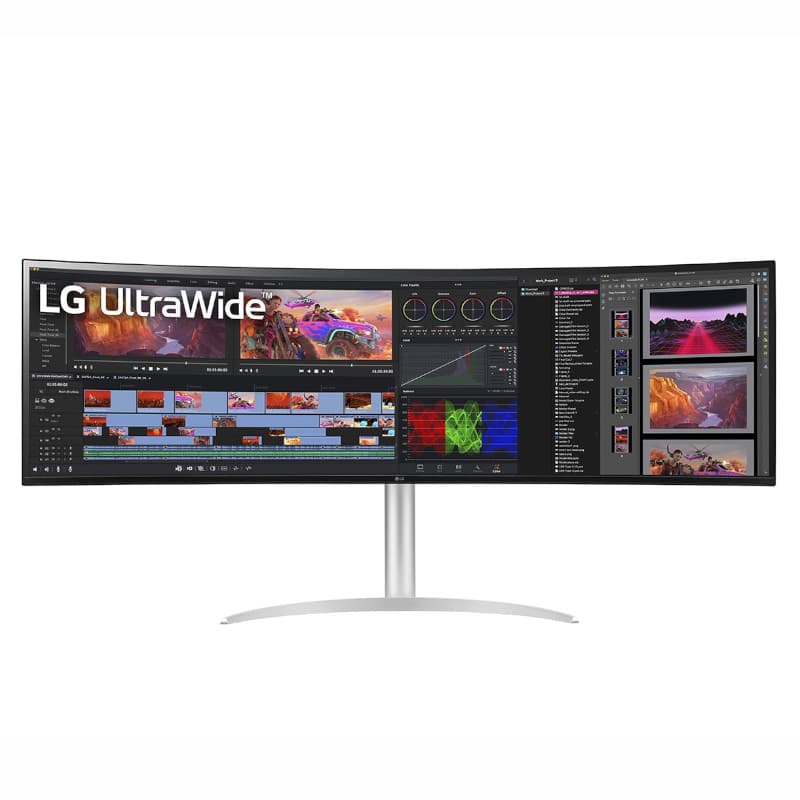 LG UltraWide 49" Dual-QHD IPS Curved Monitor 144Hz with USB-C incl Speakers