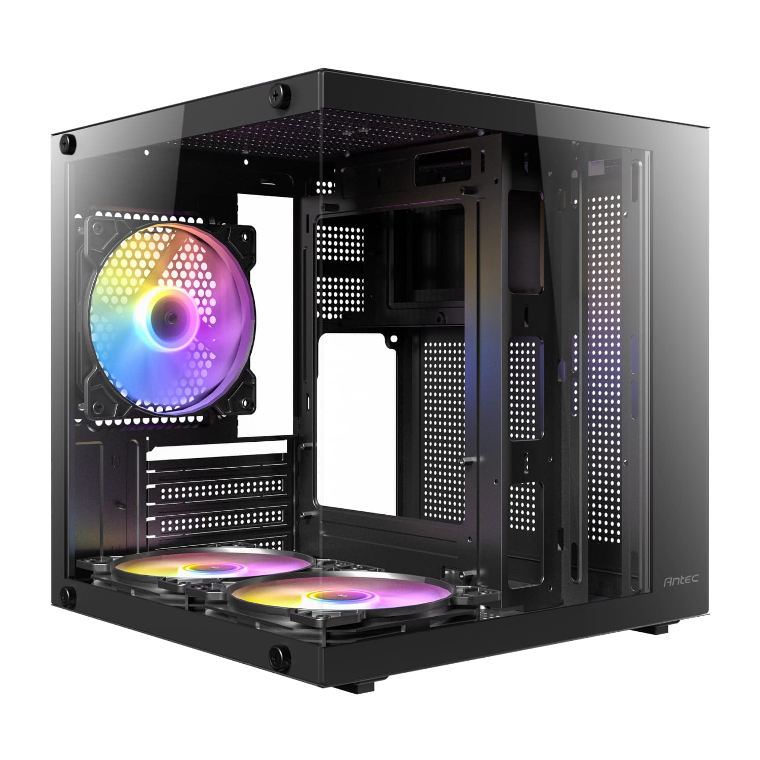 Antec VCX10M RGB Micro-ATX | ITX Mini -Tower Gaming Chassis - Black