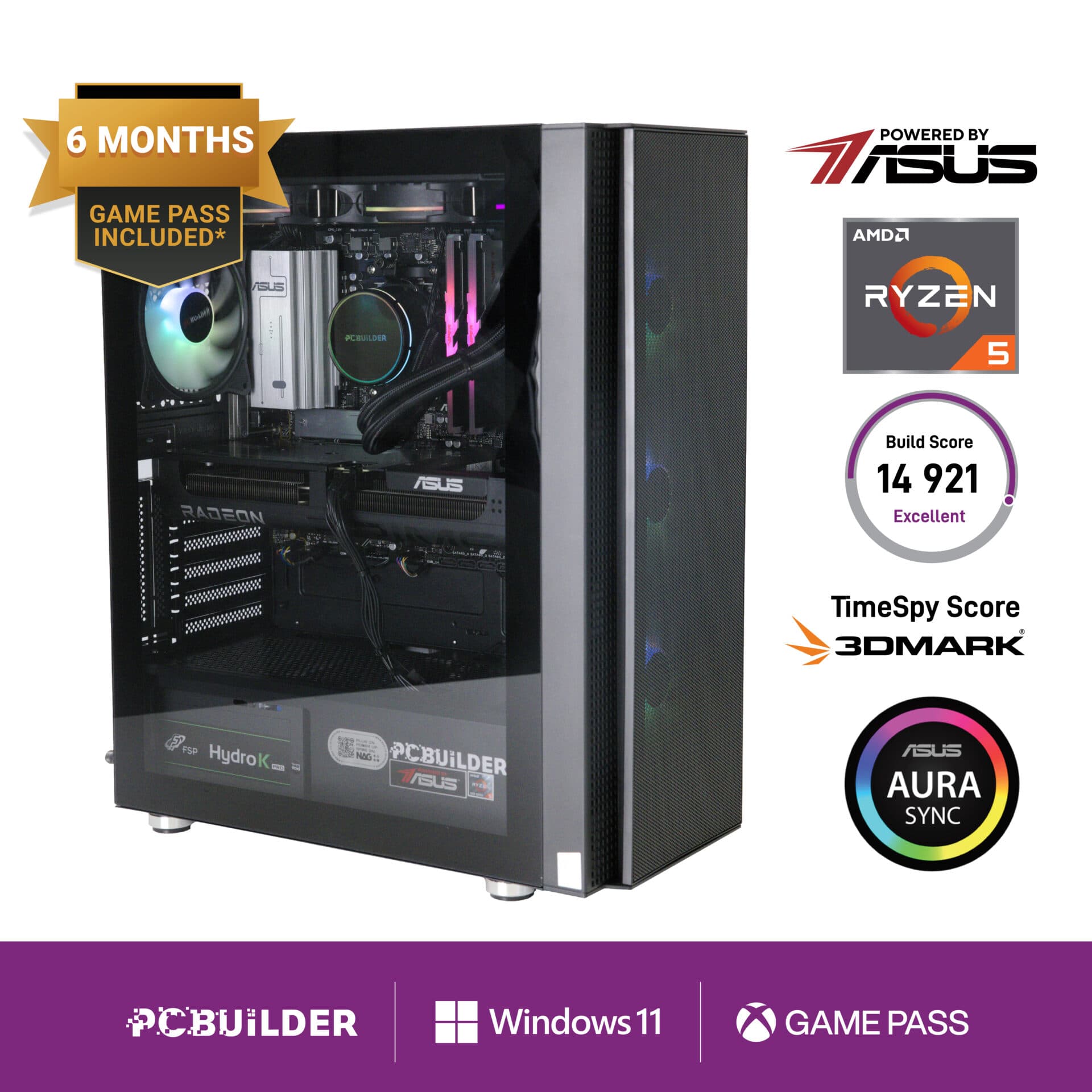 PCBuilder Ryzen 5 7600 SEEKER Windows 11 Gaming PC