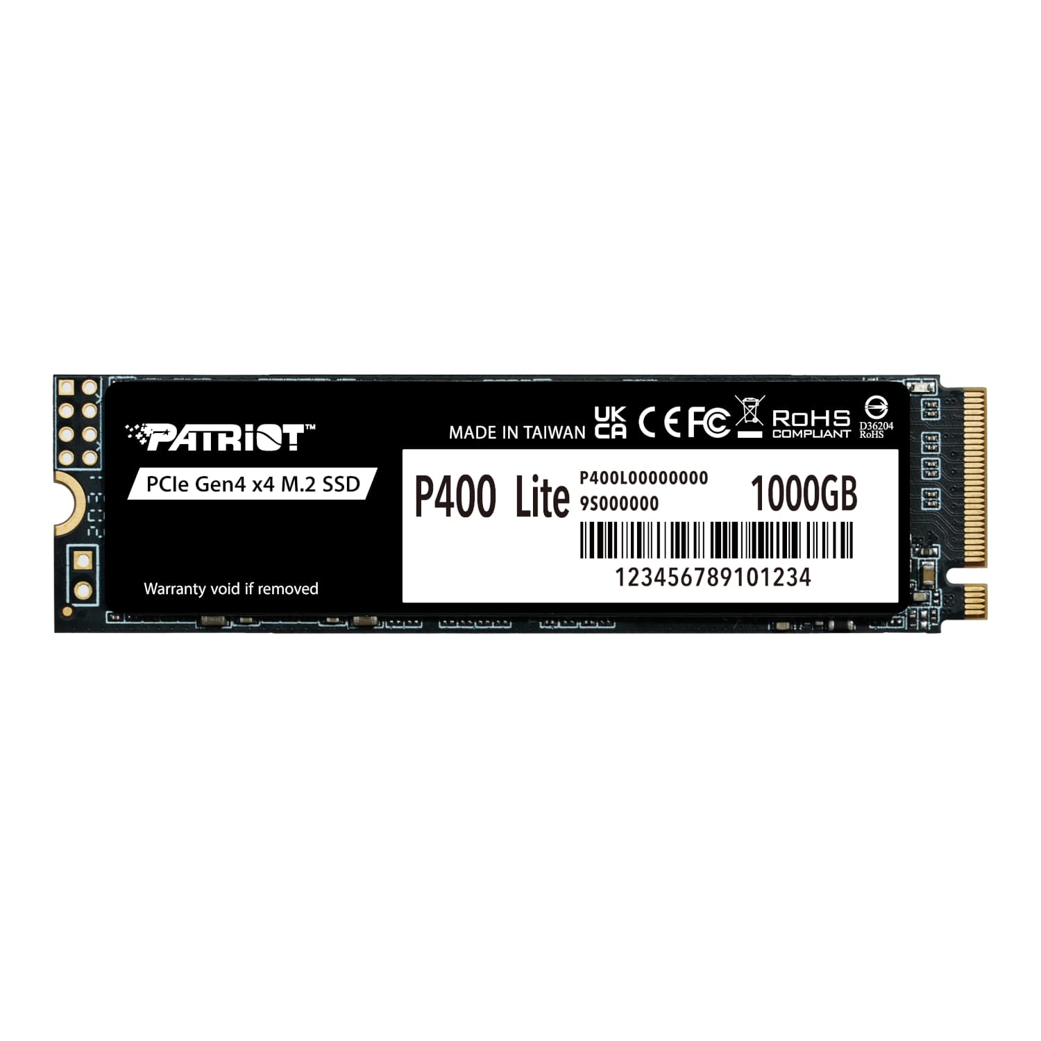 Patriot P400 Lite 1TB M.2 PCIe Gen 4 x4 NVMe SSD