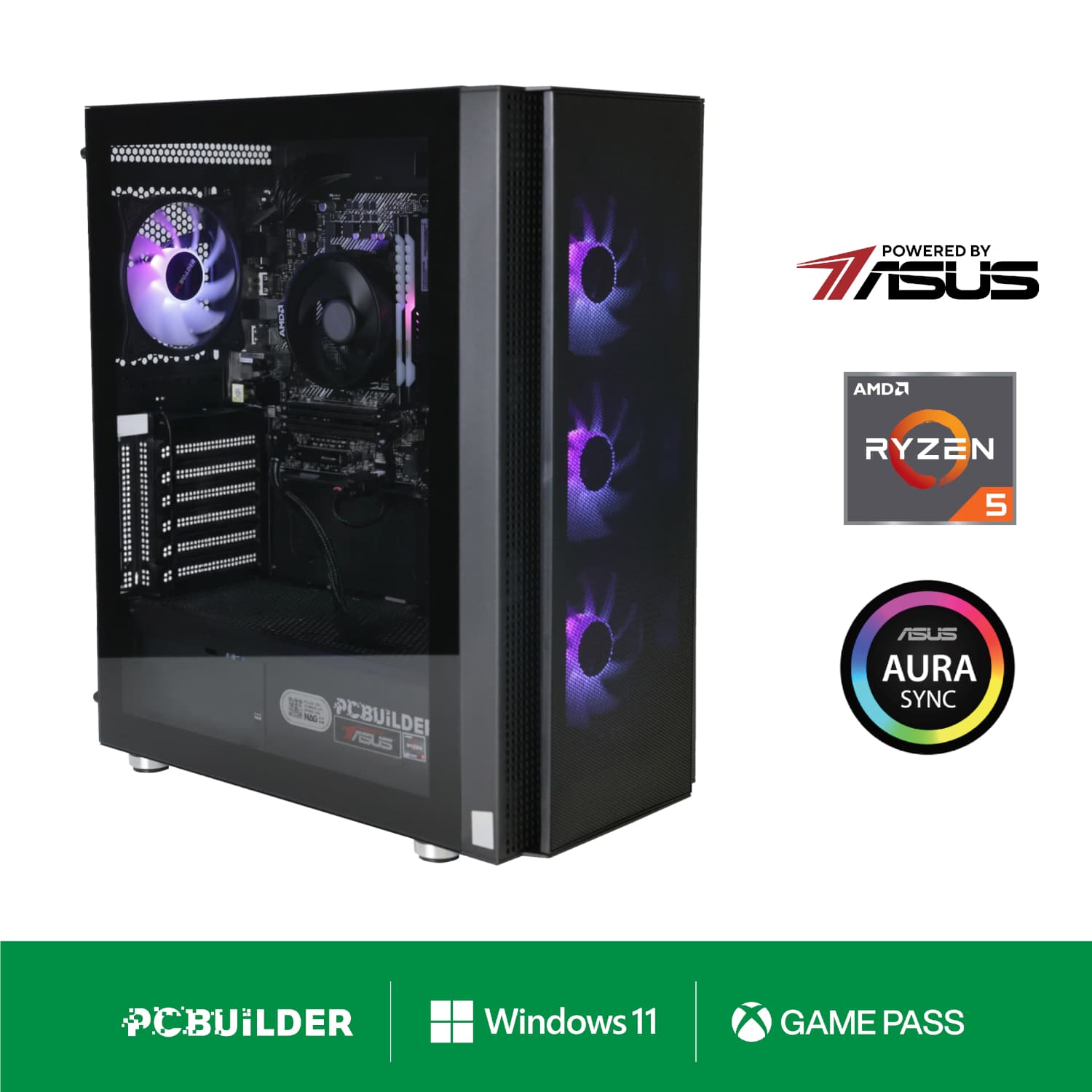 PCBuilder Ryzen 5 5600GT STRIKER Windows 11 Gaming PC